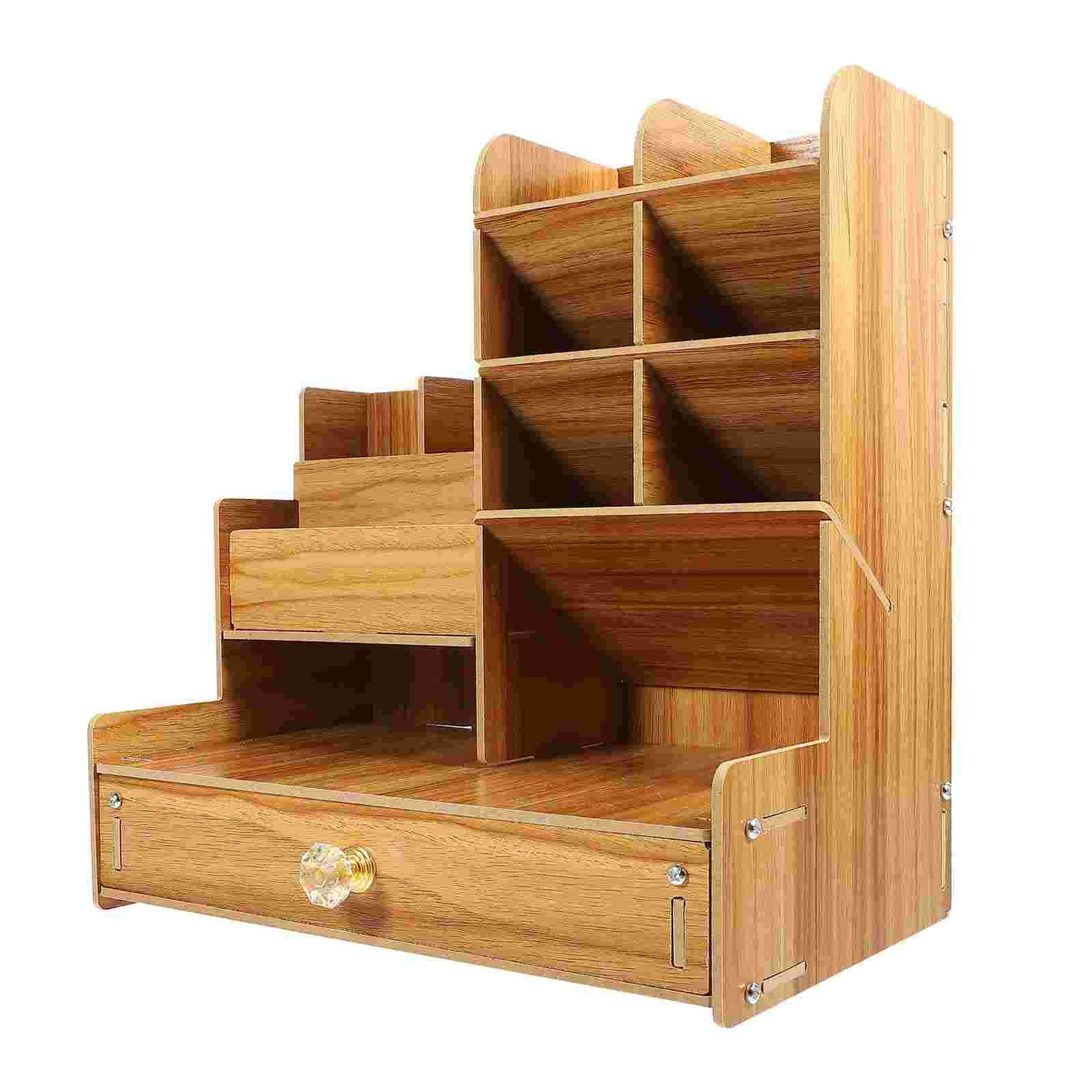 Rangement de bureau montable tout en un