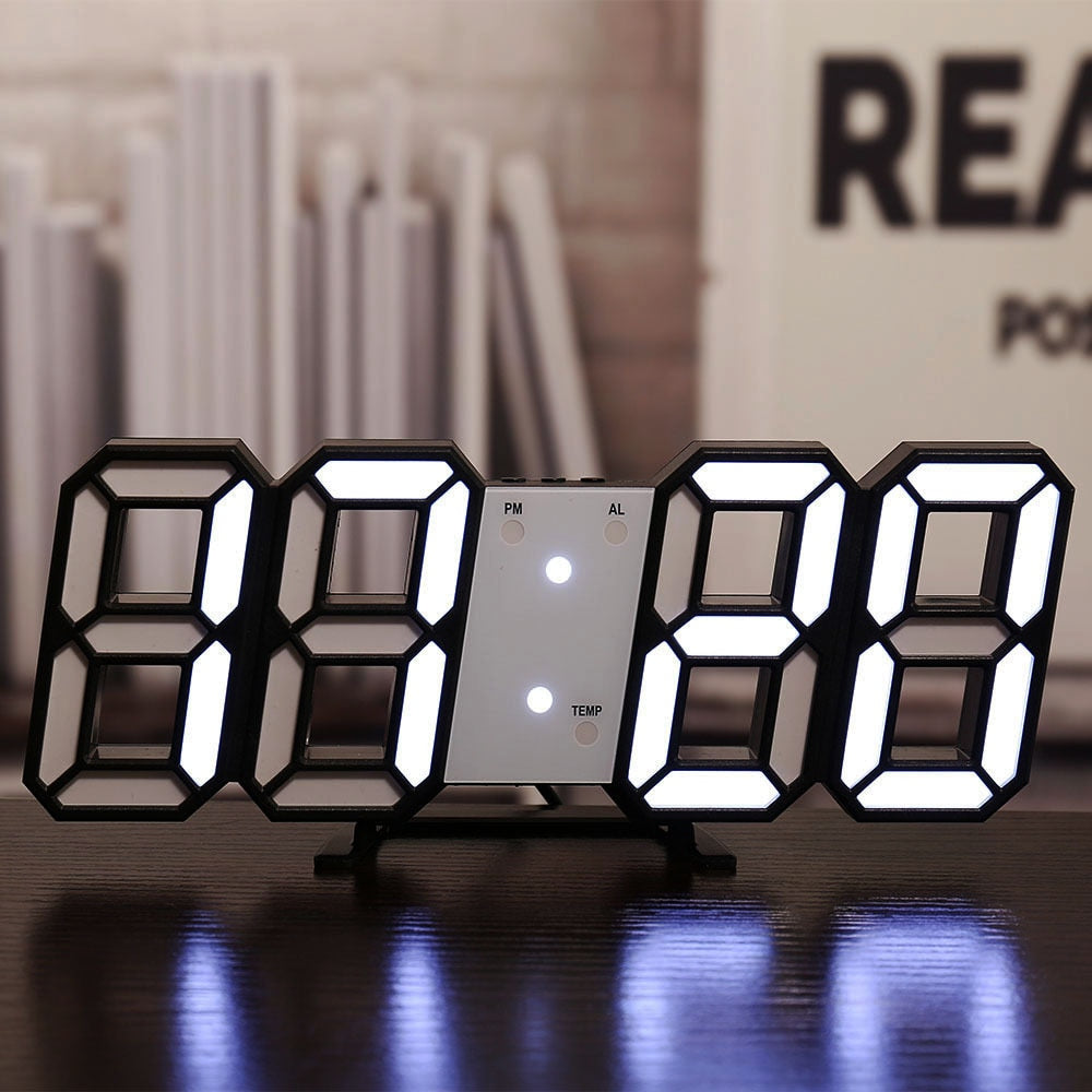 Horloge Digitale 3D Lumineuse