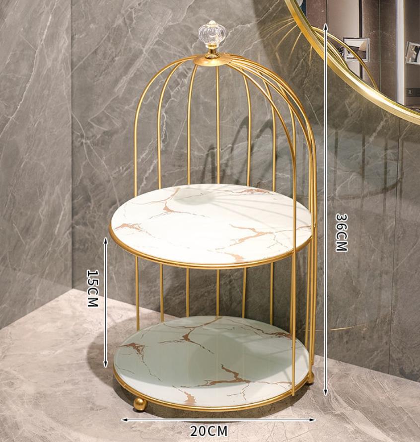 Etagère style marbre