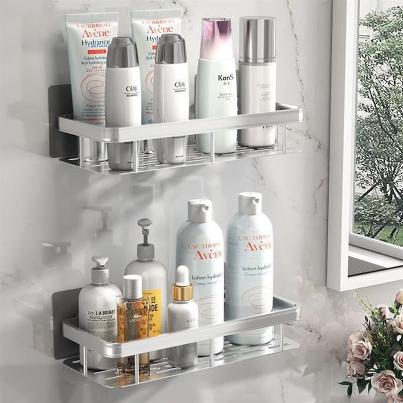 Etagère de Salle De Bain Métallique (Lot de 2)