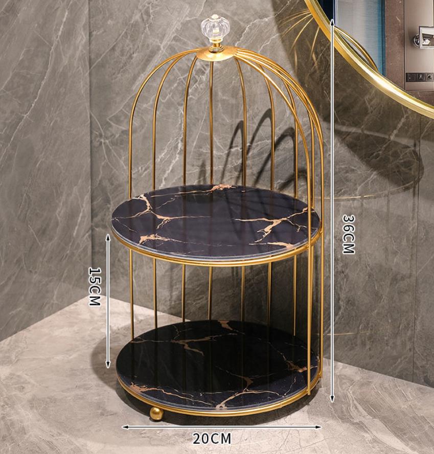 Etagère style marbre
