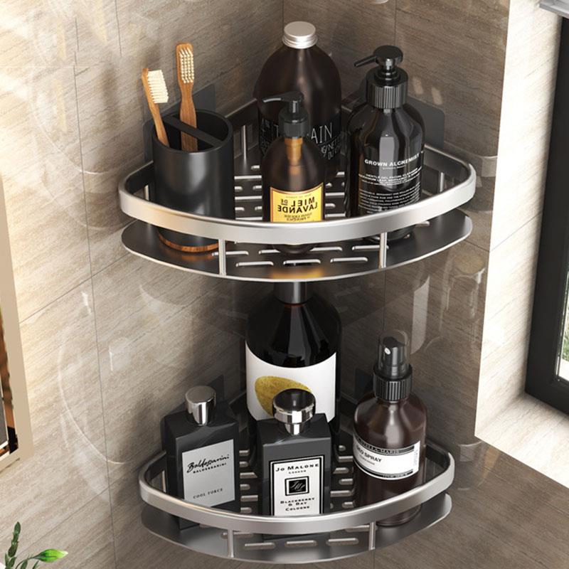 Etagère de Salle De Bain Métallique (Lot de 2)