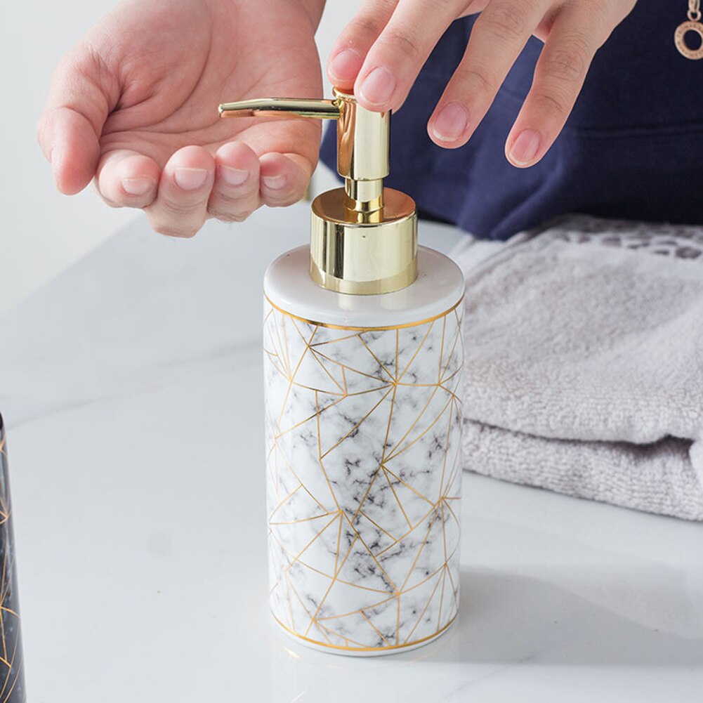 300ml  distributeur style marbre en céramique