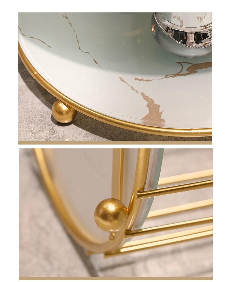 Etagère style marbre