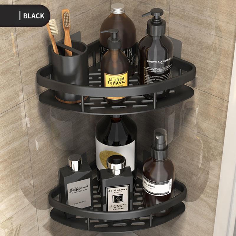 Etagère de Salle De Bain Métallique (Lot de 2)