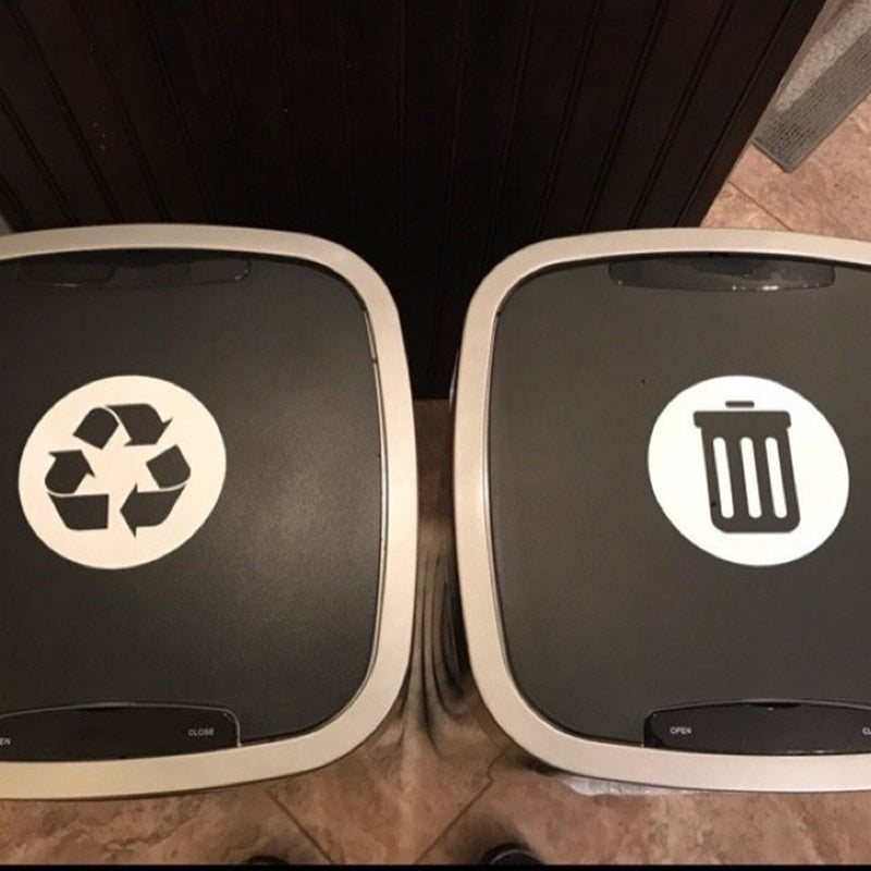Stickers pour poubelle recyclage