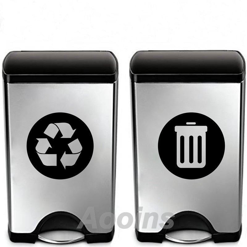 Stickers pour poubelle recyclage