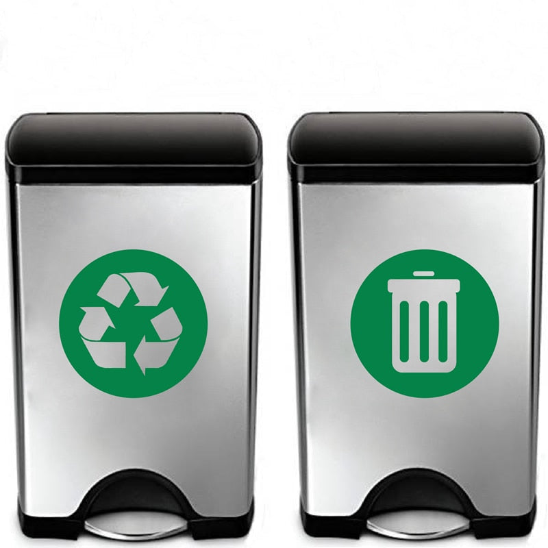 Stickers pour poubelle recyclage