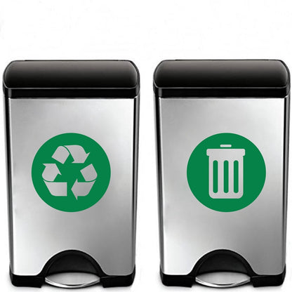 Stickers pour poubelle recyclage
