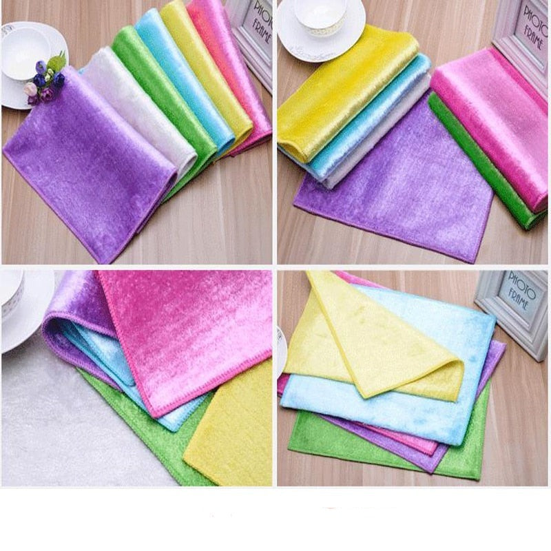 Lot de 5 Chiffons ECOBOMBA en fibre de bambou