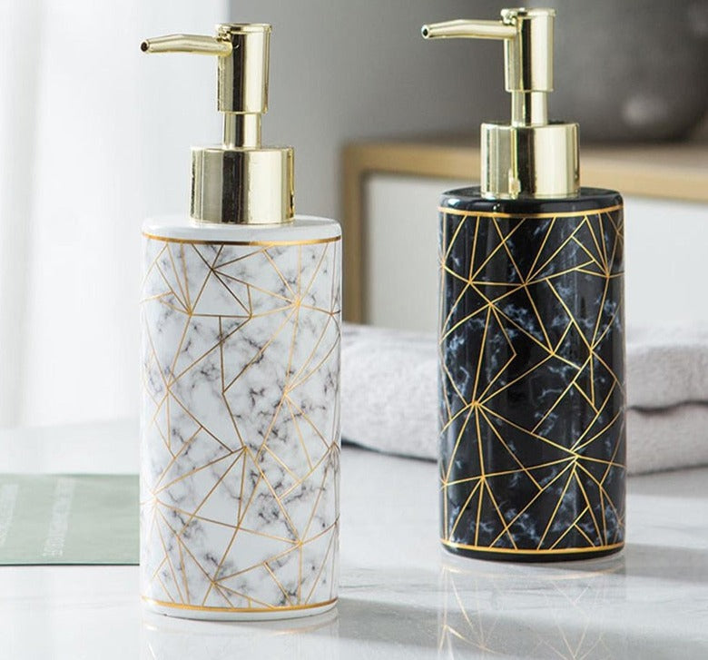 300ml  distributeur style marbre en céramique