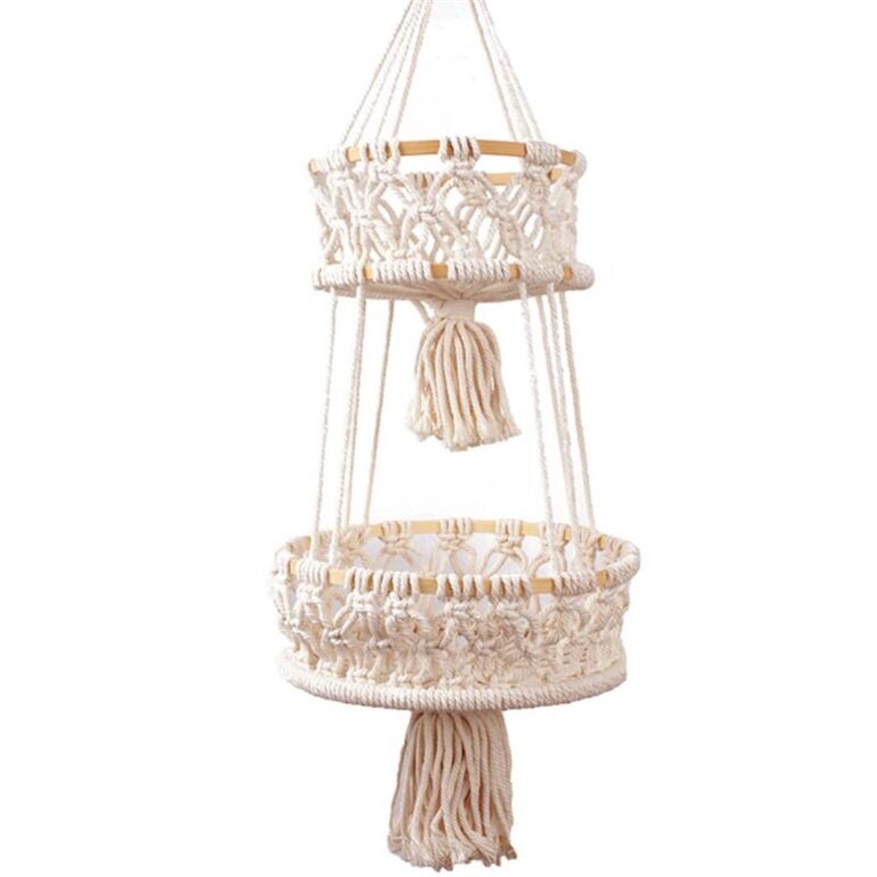 Etagère suspendu macramé
