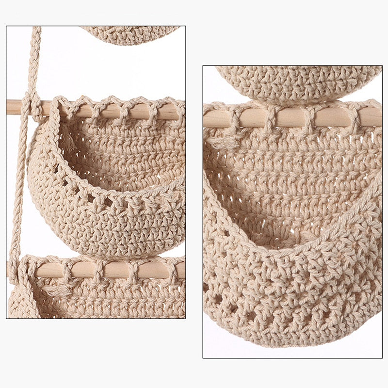 Hamac de Rangement macramé