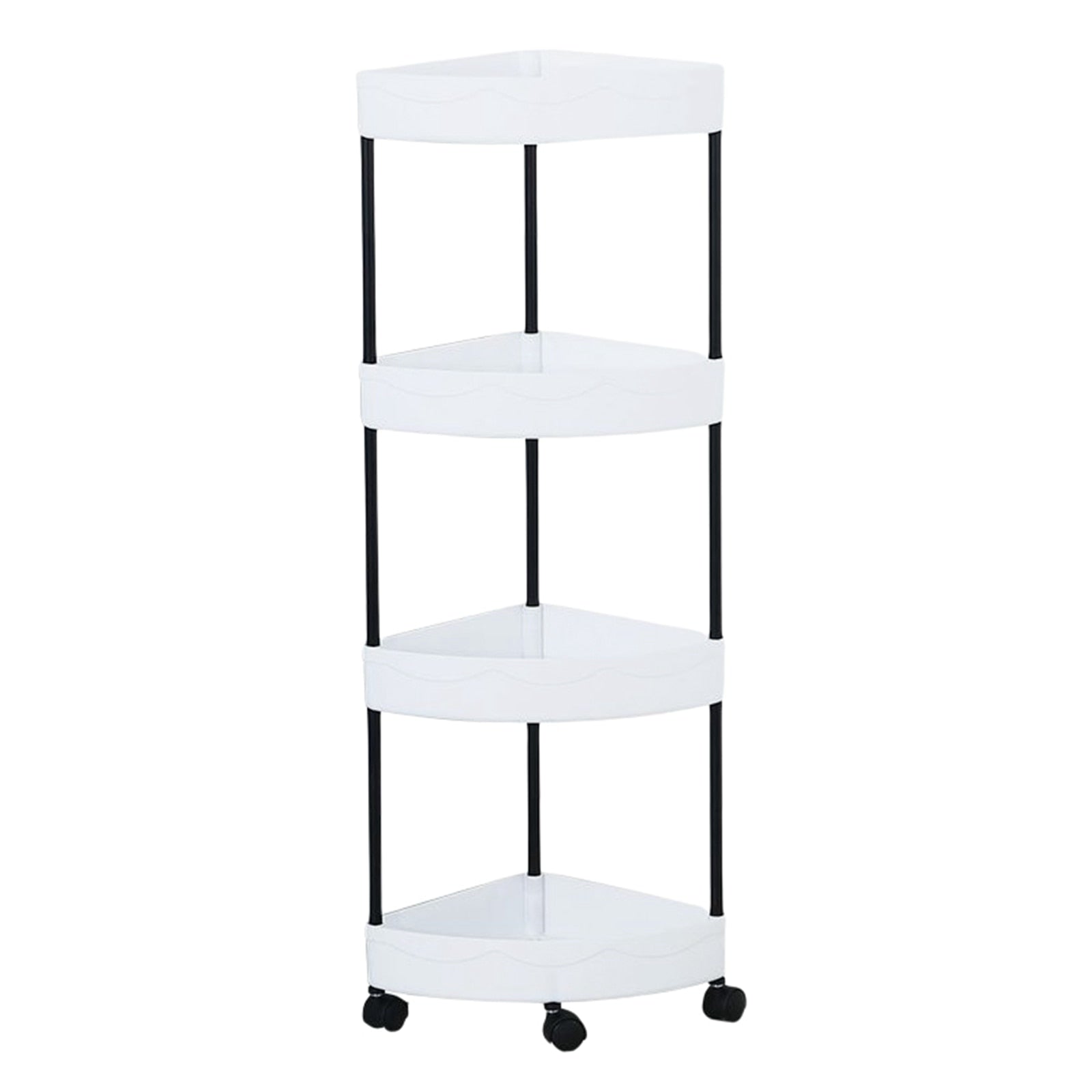 Etagère d'angle à roulette
