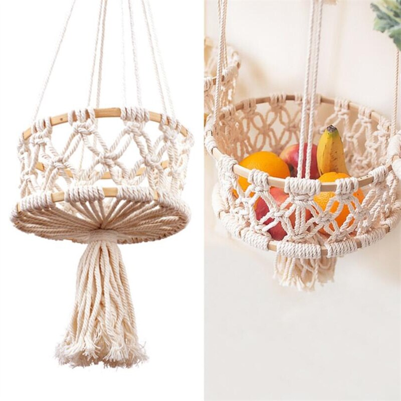 Etagère suspendu macramé