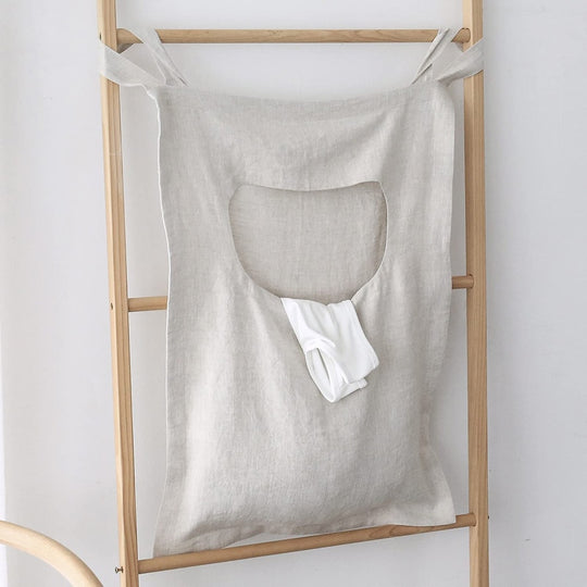 Sac à linge en Lin naturel