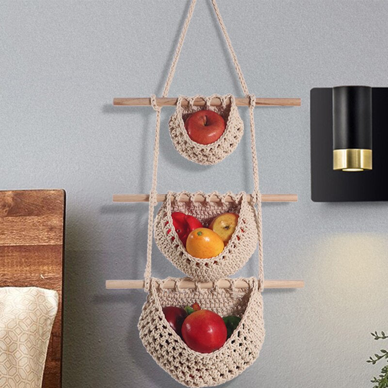 Hamac de Rangement macramé