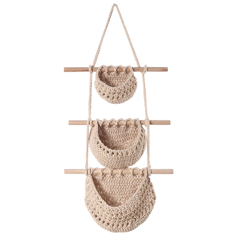 Hamac de Rangement macramé