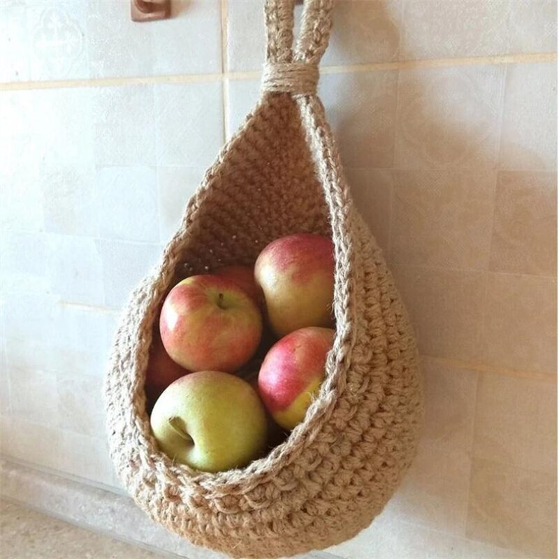 Sac Rangement suspendu en osier