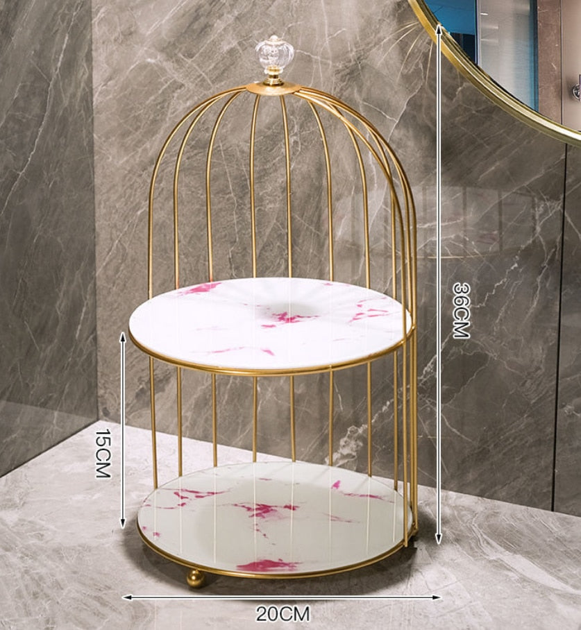 Etagère style marbre