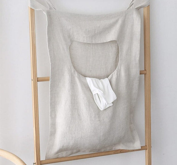 Sac à linge en Lin naturel