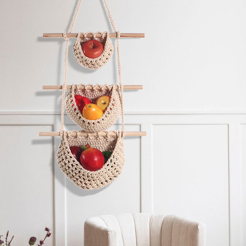 Hamac de Rangement macramé
